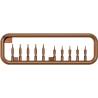 Set of 12 1/35 scale bottled alcohol cases -MINIART 35665