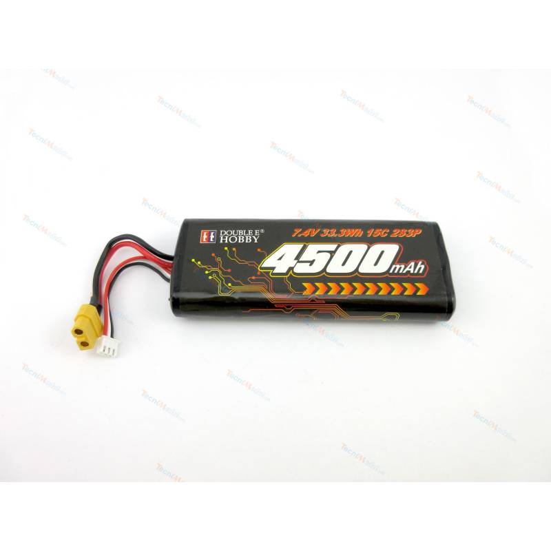 Batterie Li-Ion 7,4V 4500mAh 15C avec prise XT-60