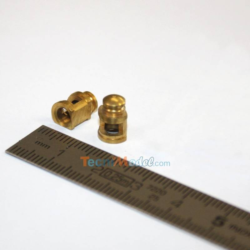 2 Feux de navigation blancs 112.5° 6x6x10mm 3V - Aero-Naut 566071