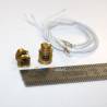 2 Feux de navigation blancs 112.5° 6x6x10mm 3V - Aero-Naut 566071