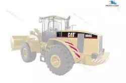 CAT 966G charger decal sheet Wedico - Thicon Models 29934-W