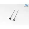 2 Antennes fictives pour rétroviseurs de camions américains 1/14 - 1/16 - Wedico 439