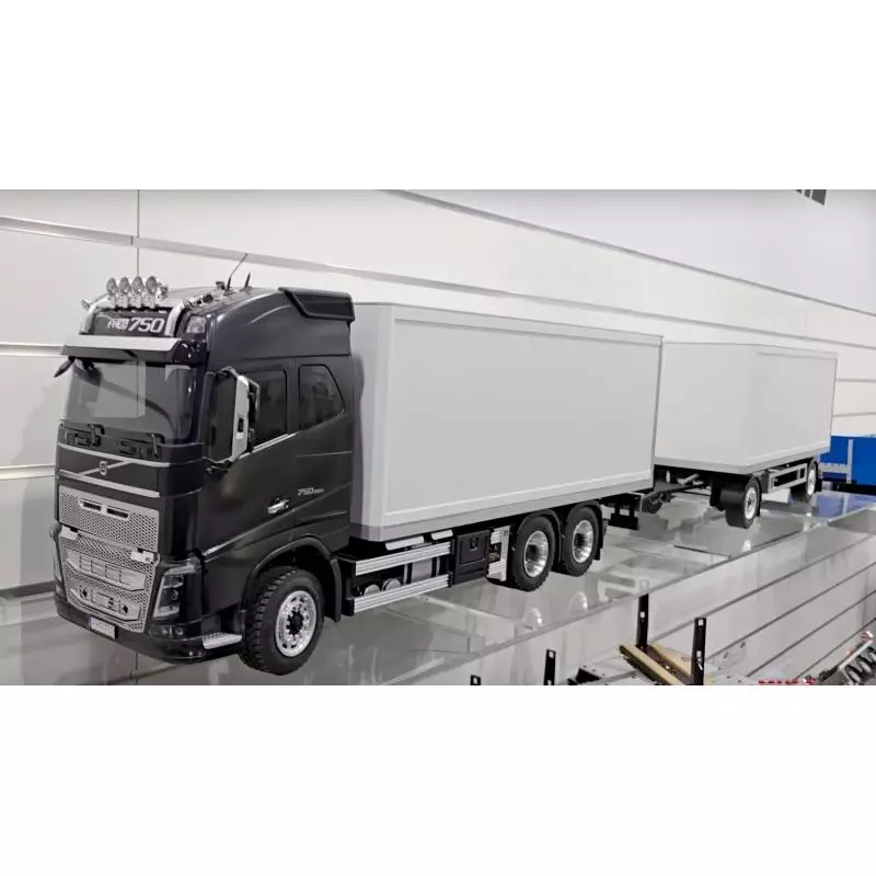 Carrosserie fourgon pour camion RC porteur 3 essieux Volvo 56360 Tamiya 1/14 - CARSON 500907732