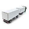2-axle van body trailer 1/14 by Carson - CARSON 500907731