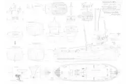 MRB Blueprint of French Tugboat "Saint Gilles" 1/45
MRB-PL-2167