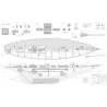MRB Blueprint Mariette 1/25 Sailboat - MRB-PL-2118