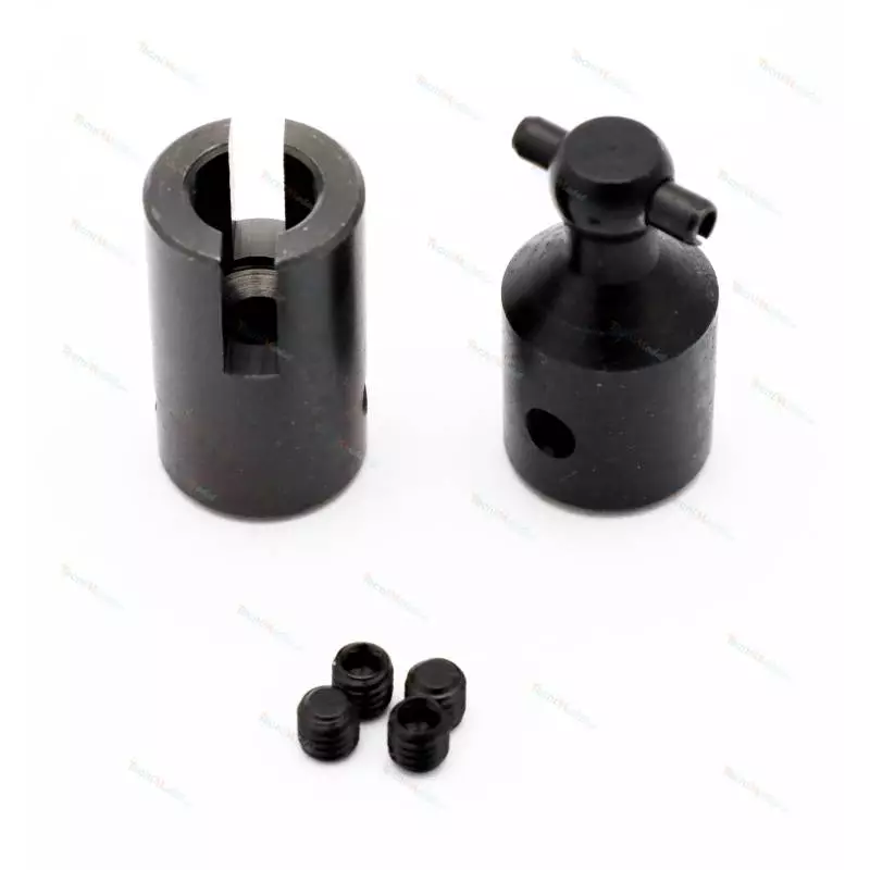Ø10mm steel coupling for Ø3.2/Ø3mm shaft