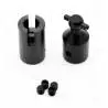 Ø10mm steel coupling for Ø3.2/Ø3mm shaft