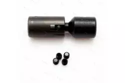 Accouplement acier Ø14mm pour arbre Ø4/Ø5mm