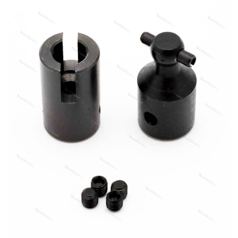 Ø14mm steel coupling for Ø4/Ø5mm shaft