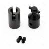 Ø14mm steel coupling for Ø6/Ø5mm shaft