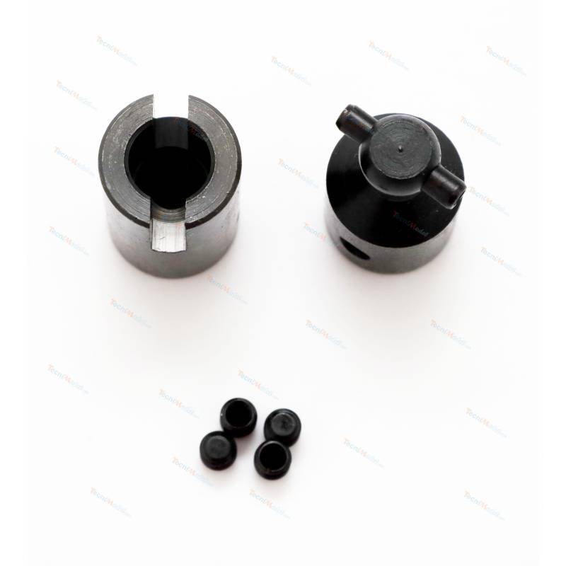 Accouplement Acier Ø14mm pour arbre Ø6/Ø5mm