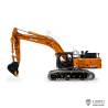 Hydraulic excavator LESU RC Aoue ZX490 1/14 in kit to assemble and paint - LESU BA-B0026-KIT
