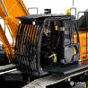 Hydraulic excavator LESU RC Aoue ZX490 1/14 in kit to assemble and paint - LESU BA-B0026-KIT