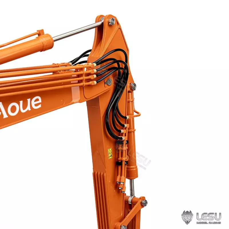 Pelleteuse hydraulique LESU RC Aoue ZX490 1/14 en kit à monter et à peindre - LESU BA-B0026-KIT