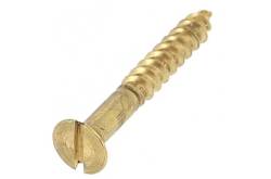 Wood screws TF 2X10 brass DIN 97