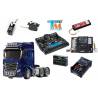 Pack Complet Mercedes Actros 6x4 3363 1/14 Tamiya 56354 avec module lumières et sons