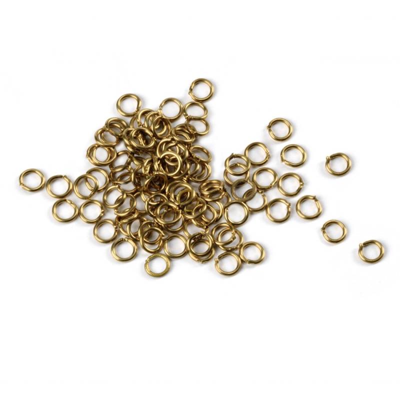 Sachet de 100 Anneaux laiton Ø3mm - AMATI 4000/03