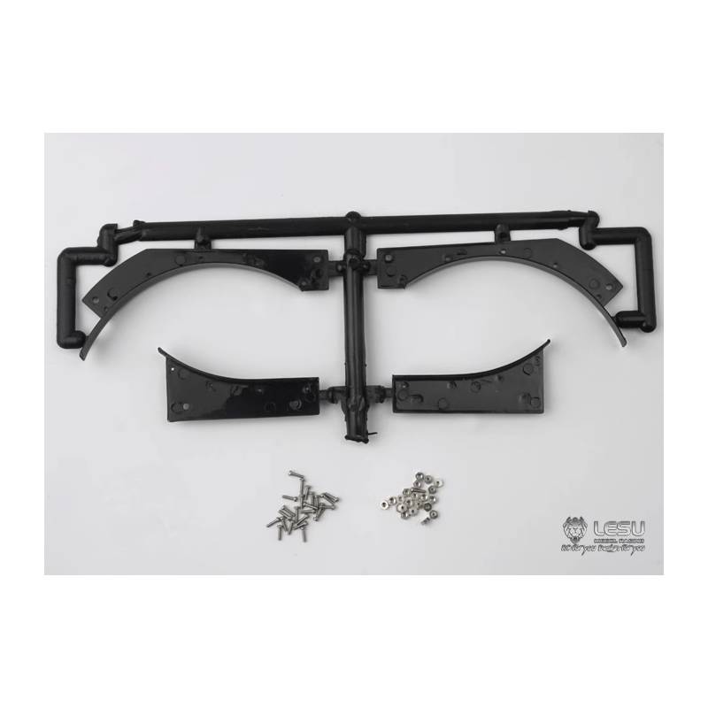Baguettes de passages de roues avant pour camion RC MAN 1/14 - LESU S-1241