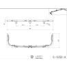 Front lowbar with white leds for Scania 770 S 1/14 - LESU S-1252-A