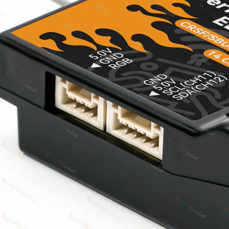 ExpressLRS Micro TX V2 868Mhz Module + SuperP 14-channel Receiver