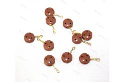 10 Deadeyes Ø4mm plastic with fastener
