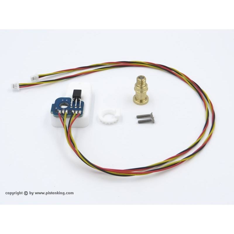 Infrared kingpin with trailer steering servo control system - PistenKing TRU-LKB-TAM