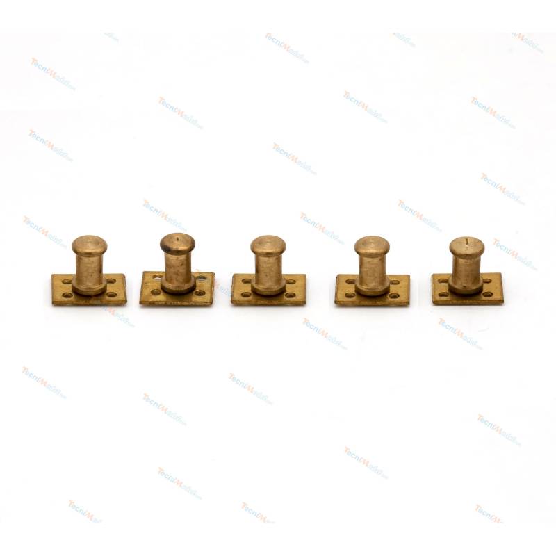 5 Bollards laiton 5mm Aero-Naut 544041
