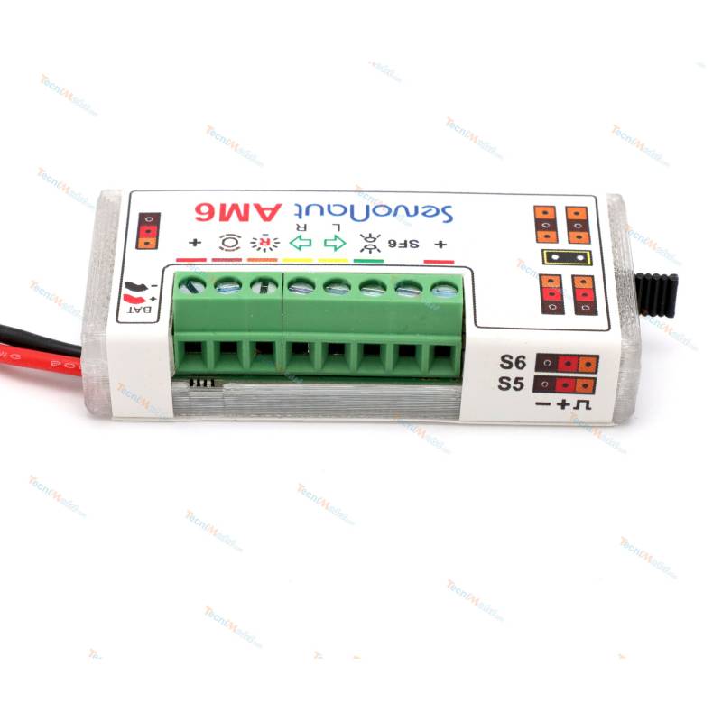 AM6 infrared receiver Servonaut with directional axle(s) management