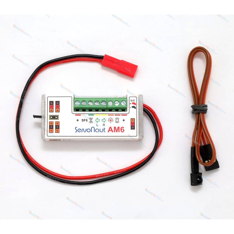 Récepteur infrarouge AM6 Servonaut avec gestion d'essieu(x) directionnel(s)