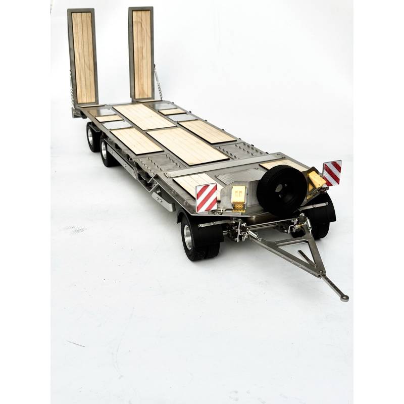 Kyx Racing - Remorque En Aluminium Robuste, Pour Camion Sur Chenilles De Roche 1/10 Rc Traxxas Kyx Racing - Remorque En Aluminium Robuste, Pour Camion Sur Chenilles De Roche 1/10 Rc Traxxas