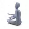 1 Figurine de baigneuse assise 1/20