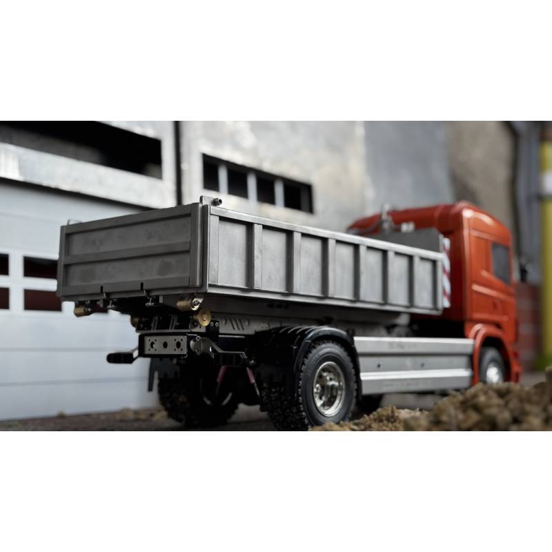 Low body dump with boxes for electric hookloader arm Scale Parts 1/14 - SCALE-PARTS SP-02-01-007