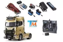 Tamiya Truck Scania 770 S V8 4x2 1/14 56379 + Carson Truck-Set