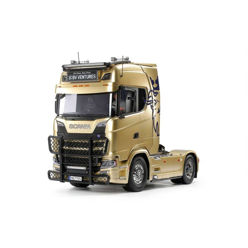 Camion Tamiya Scania 770 S 4X2 1/14 56379 avec lumières et sons (Pack complet)