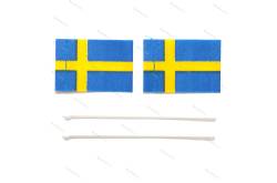 2 Swedish flags 20x30mm in fabric - AERONAUT 7985/07