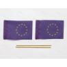 2 European 27x40mm fabric flags - AERONAUT 7985/21