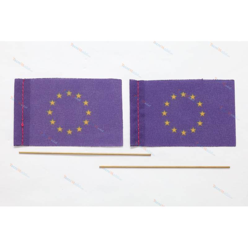 2 Pavillons Européen 40x60mm en tissu - AERONAUT 7985/71