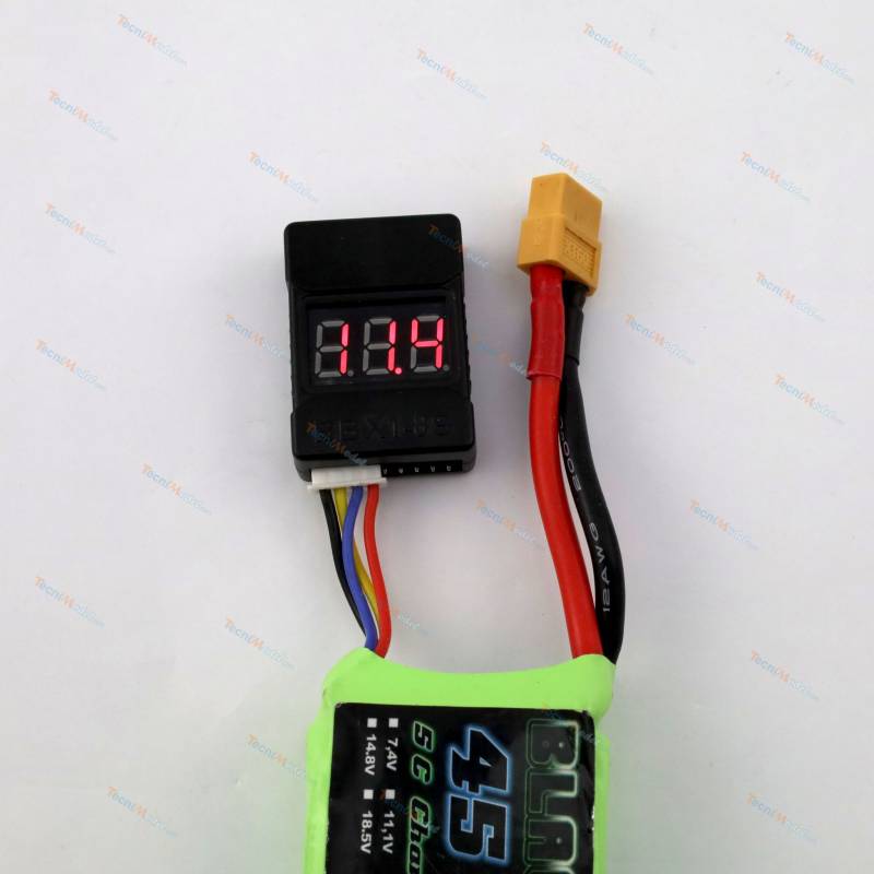 Module d'alarme de décharge Lipo Beepo en boîtier