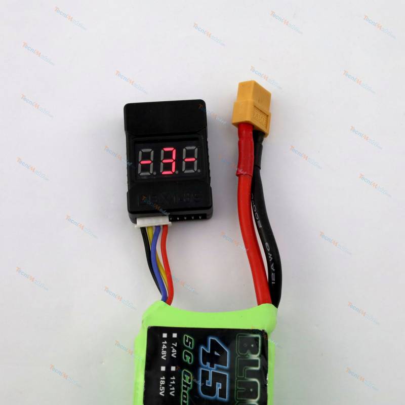 Module d'alarme de décharge Lipo Beepo en boîtier