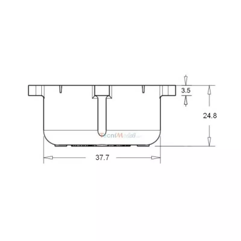 Module Klaxon Ø40mm pour camions et engins de chantier radiocommandés - PistenKing MSG40-H