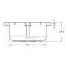 Ø40mm horn module for radio-controlled trucks and construction machines - PistenKing MSG40-H