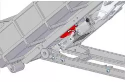 Savöx servo support for door opening system with servo for Leimbach hooklift 2024+ - Leimbach 09352S