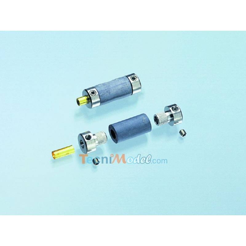 1 Accouplement souple Ø4mm / Ø4mm (Ø3.2mm) - Krick RO1445