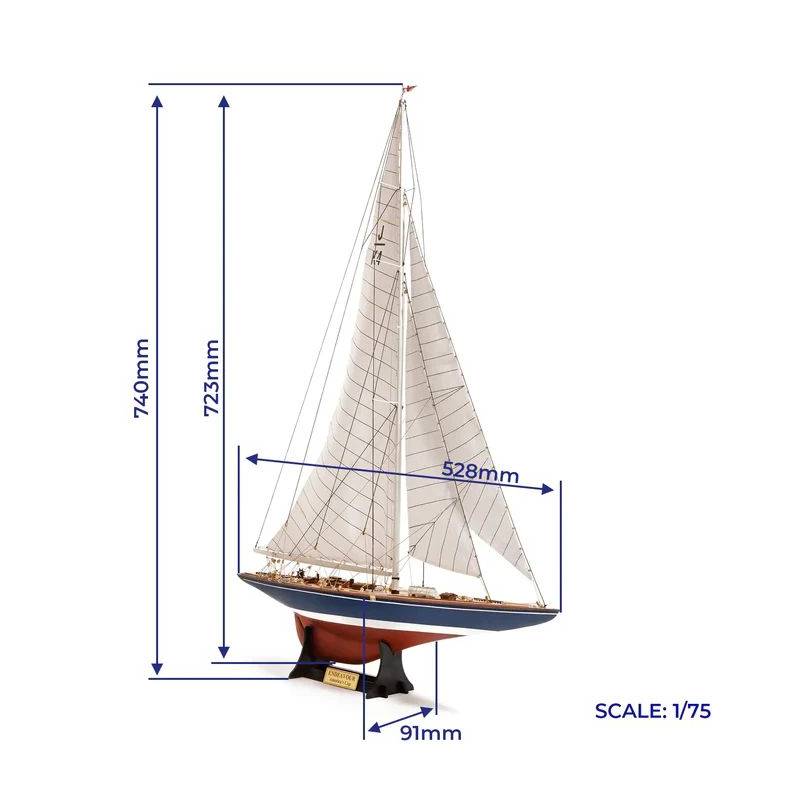 Sailboat Endeavour America Cup 1/75 -
OCCRE 12013