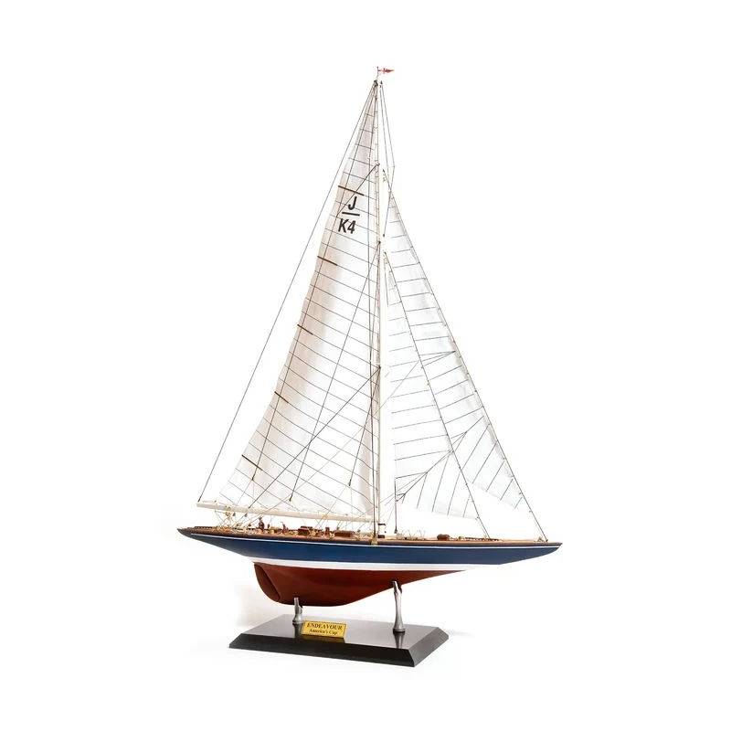 Wood and metal base for the sailboat Endeavour - America's cup 1934 - OCCRE 19169