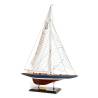 Socle en bois et métal pour le voilier Endeavour - America's cup 1934 - OCCRE 19169