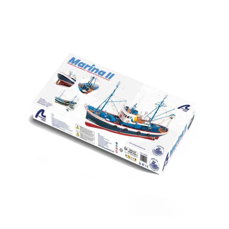 New Tuna Boat Marina II. 1:50 Wooden Model Fishing Boat Kit
Artesania Latina 20506