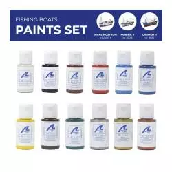 Pack de Peinture Acrylique pour le thonier Marina II Artesania Latina - 277PACK3