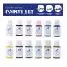 Pack de Peinture Acrylique pour le thonier Marina II Artesania Latina - 277PACK3